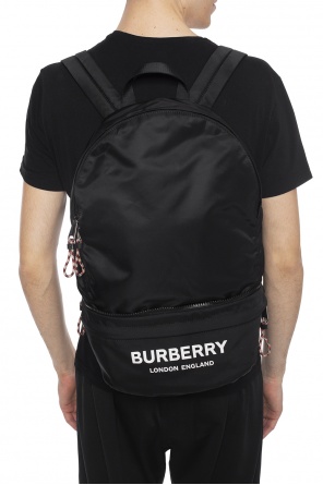 Logo-printed backpack, zdjęcie 2 Logo-printed backpack od Burberry